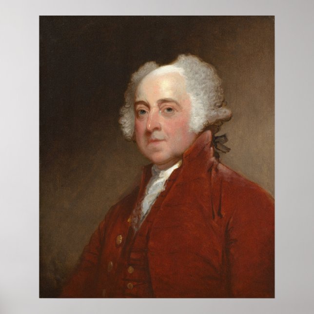 John Adams - Gilbert Stuart Fine Art Poster (Vorne)