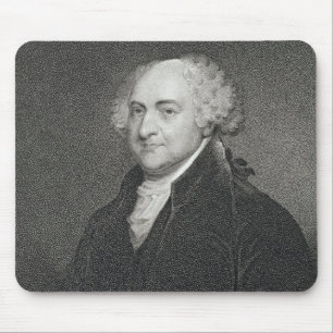 John Adams, graviert von James Barton Longacre Mousepad