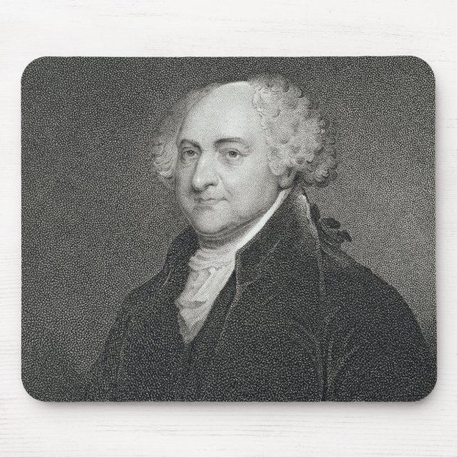 John Adams, graviert von James Barton Longacre Mousepad (Vorne)