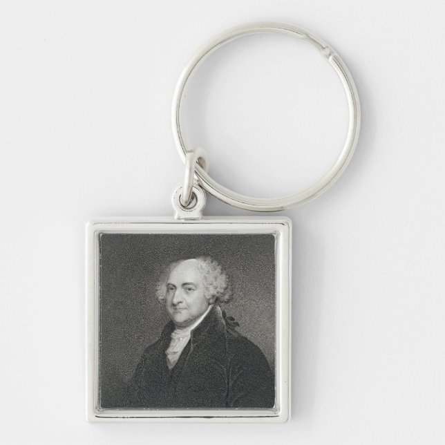 John Adams, graviert von James Barton Longacre Schlüsselanhänger (Vorne)