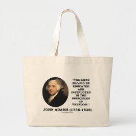 John Adams-Kinder wiesen Prinzip-Freiheit an Jumbo Stoffbeutel