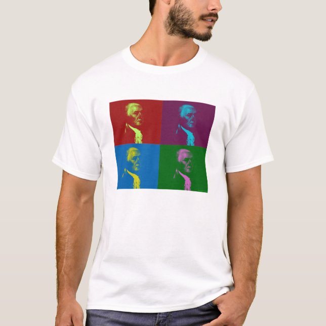 John Adams PopArt T-Shirt (Vorderseite)