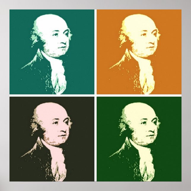 John Adams Poster (Vorne)