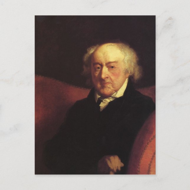 John Adams Postkarte (Vorderseite)