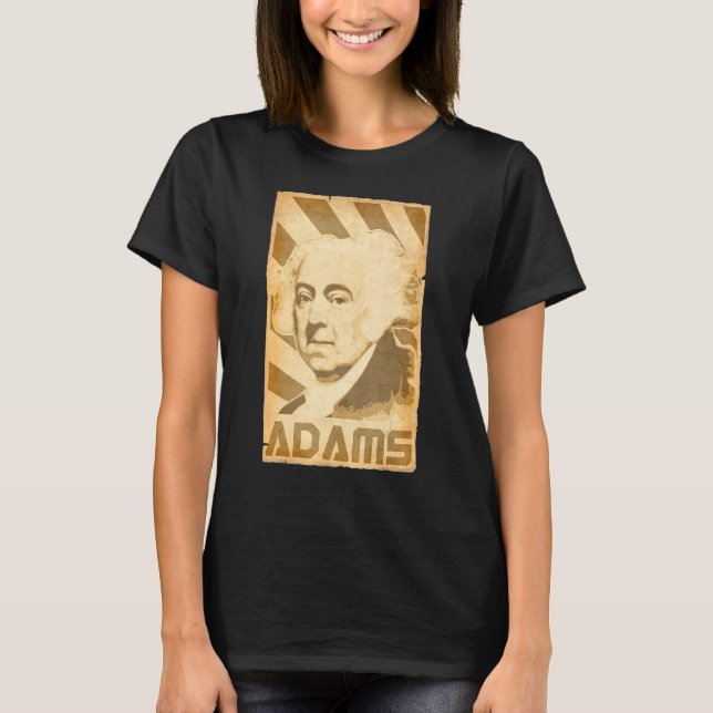 John Adams Torn Poster T-Shirt (Vorderseite)