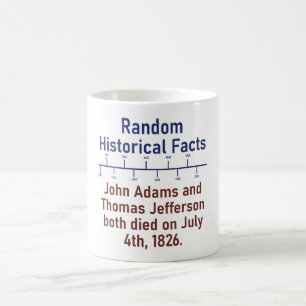 John Adams und Thomas Jefferson - History Fact Kaffeetasse