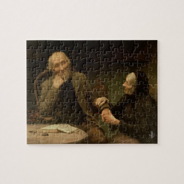 John Anderson, mein Jo, 1894 (Öl auf Leinwand) Puzzle (Horizontal)