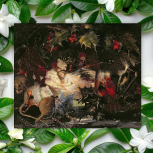 John Anster Fitzgerald The Fairy Bower Postkarte