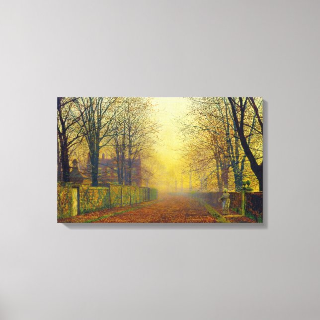John Atkinson Grimshaw Abend Glow Leinwanddruck (Vorderseite)