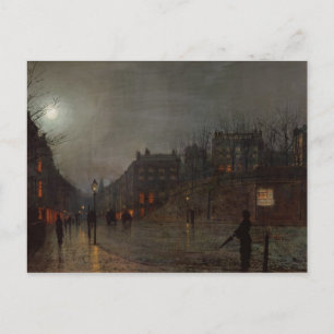 John Atkinson Grimshaw   Auf Zuhause in Dusk, 1882 Postkarte
