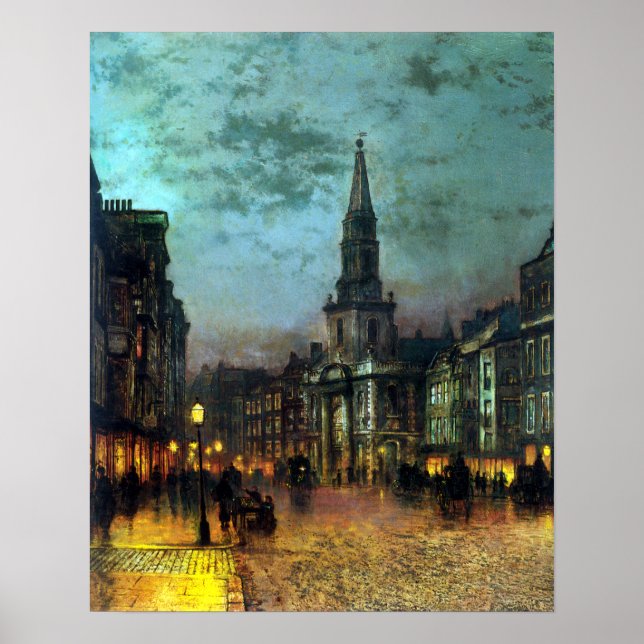 John Atkinson Grimshaw Blackman Street, London Poster (Vorne)
