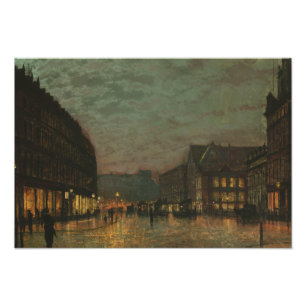 John Atkinson Grimshaw - Boar Lane, Leeds Fotodruck