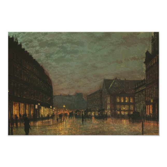 John Atkinson Grimshaw - Boar Lane, Leeds Fotodruck (Vorne)
