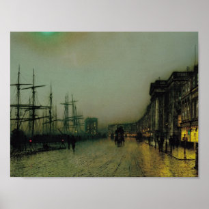 John Atkinson Grimshaw - Canny Glasgow Poster