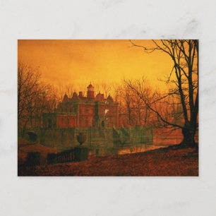 John Atkinson Grimshaw   Das Spuk Haus Postkarte