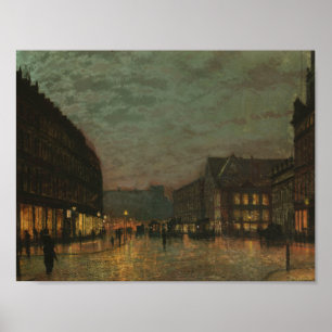 John Atkinson Grimshaw - Eber-Weg, Leeds Poster