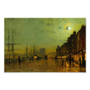 John Atkinson Grimshaw Glasgow Docks Fotodruck