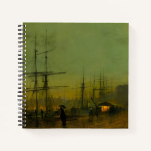 John Atkinson Grimshaw Glasgow Docks Notizbuch