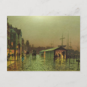 John Atkinson Grimshaw   Liverpool Docks Postkarte