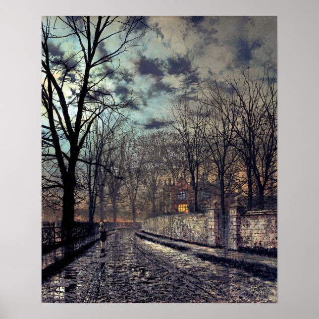 John Atkinson Grimshaw November Poster (Vorne)