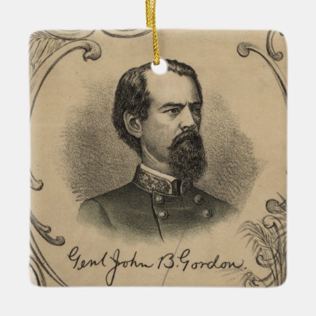 John B. Gordon Keramikornament (Vorderseite)