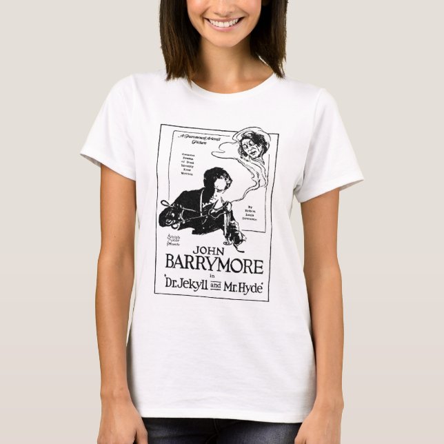 John Barrymore Jekyll Hyde 1920 T-Shirt (Vorderseite)