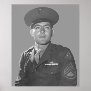 John Basilone -- Ehrenmedaille Empfänger Poster