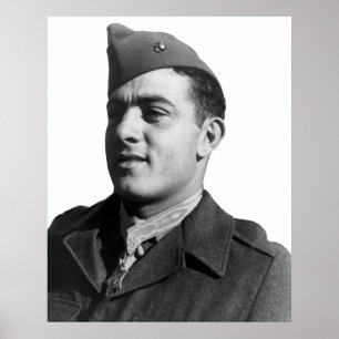John Basilone — WW2 Hero Poster
