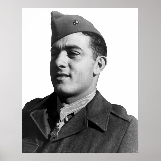 John Basilone — WW2 Hero Poster (Vorne)