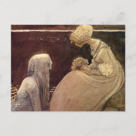 John Bauer Agneta und der King-See Postkarte