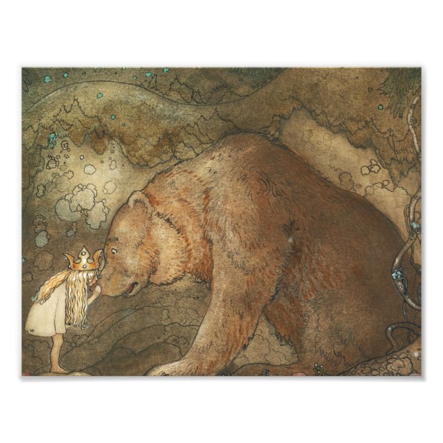 John Bauer - Arme Little Basse Fotodruck (Vorne)