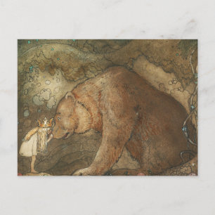 John Bauer - Arme Little Basse Postkarte