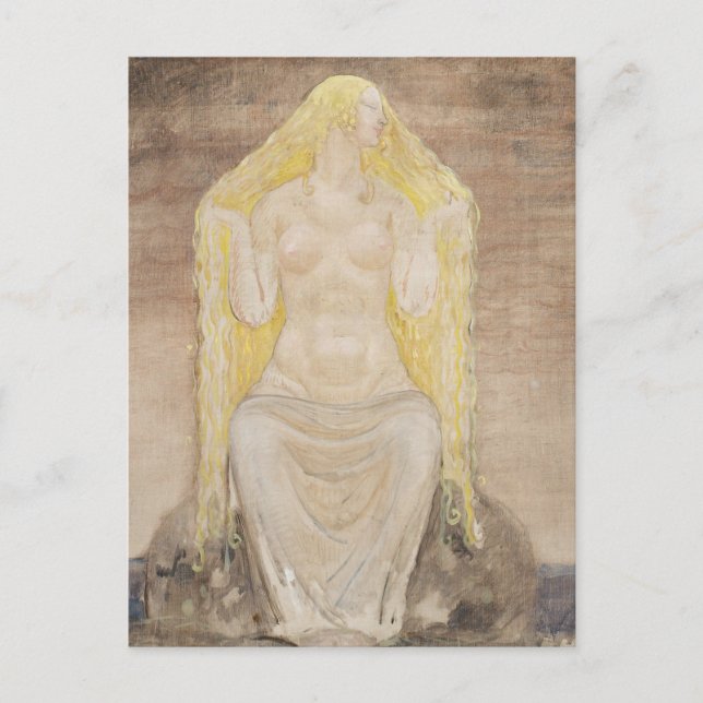 John Bauer - Freya Postkarte (Vorderseite)