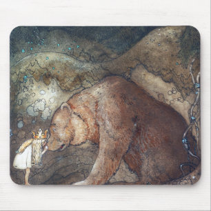 John Bauer Poor Little Basse Mousepad