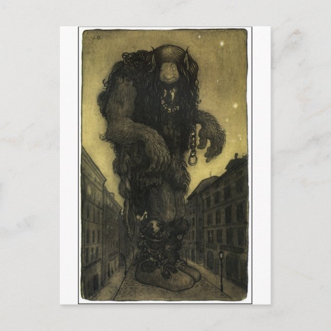 John Bauer Postkarte (Vorderseite)