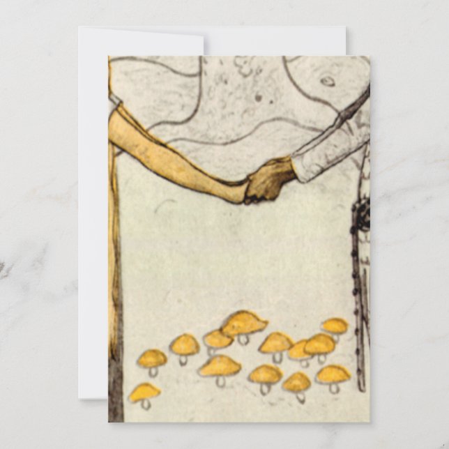 John Bauer Prince Without Shadow 1910 Einladung (Vorderseite)