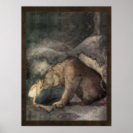 John Bauer Princess Bellas Golden Adventure Poster