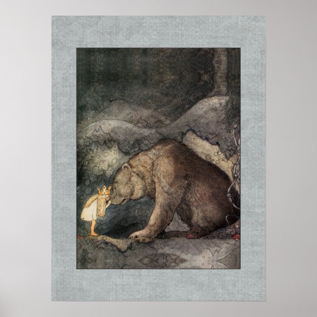 John Bauer Princess Bellas Golden Adventure Poster (Vorne)