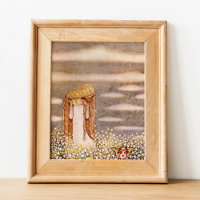 John Bauer Princess in Blume Meadow