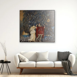 John Bauer Princess und Prince Vintag Art Poster