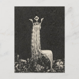 John Bauer Princess und Trolles Vintag Art Postkarte