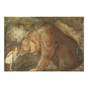 John Bauer - schlechtes kleines Basse Fotodruck