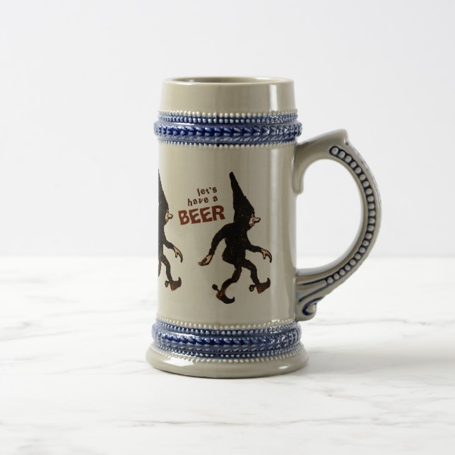 John Bauer Tomtenisse CC0577 Stoneware Beer Tasse (Rechts)