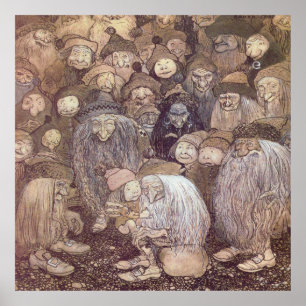 John Bauer Troll Kunst Poster