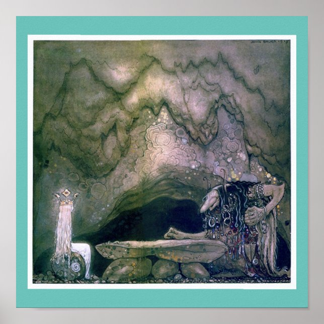 John Bauer Troll Mother Poster (Vorne)