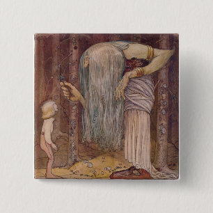 John Bauer TROLLKRÄUTER Button