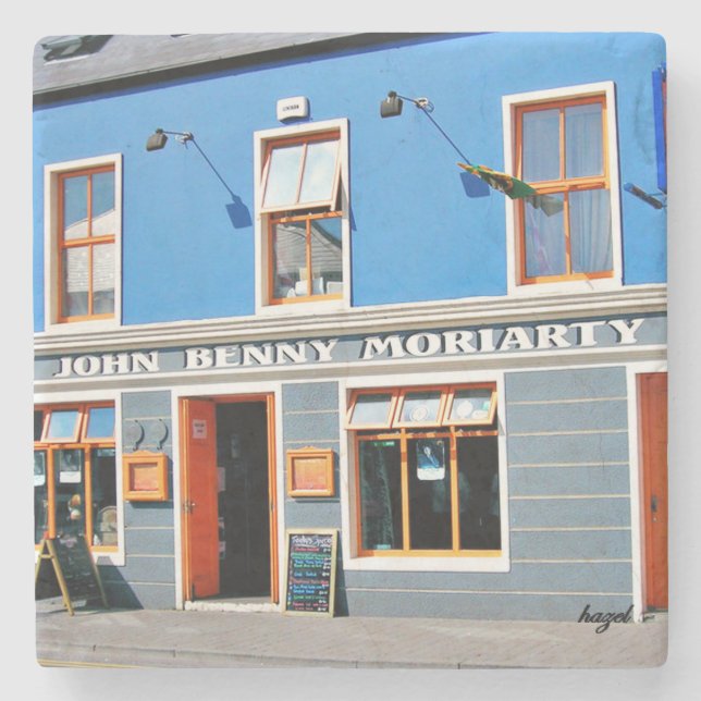 John Benny's, John Benny's Dingle, Dingle, Irish Steinuntersetzer (Vorderseite)