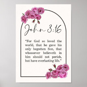John Bibelvers Wandkunst Poster