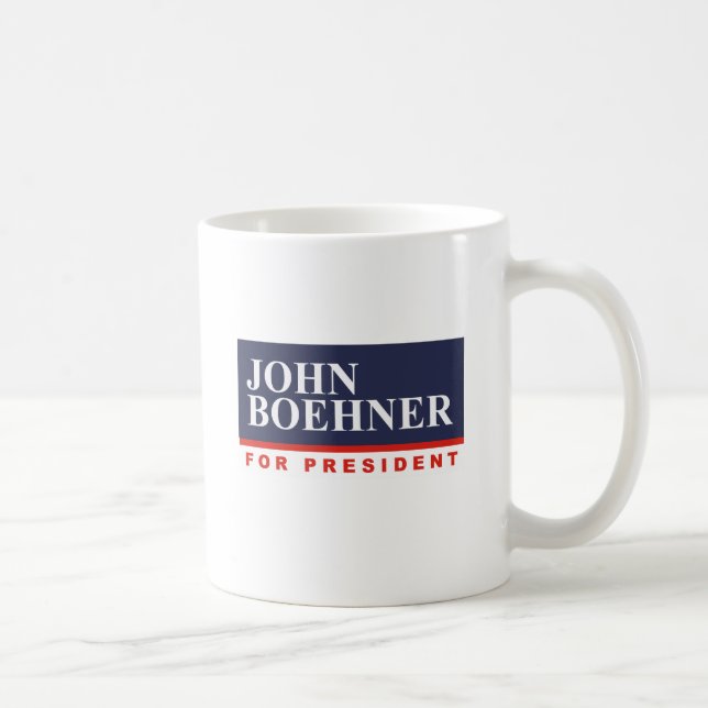 JOHN BOEHNER FÜR PRÄSIDENTEN (Fahne) Kaffeetasse (Rechts)