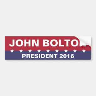 JOHN BOLTON für Präsident 2016 Autoaufkleber